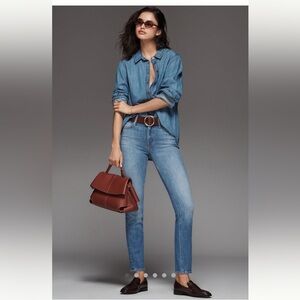 MOTHER Mid Rise Dazzler Ankle - When The Time Is Right - NWT